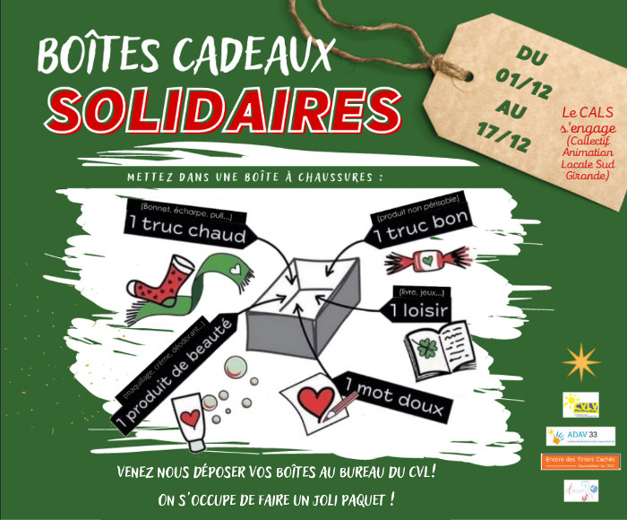 Boîtes cadeaux solidaires