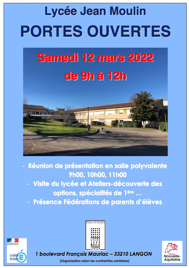 Journée portes ouvertes 2022