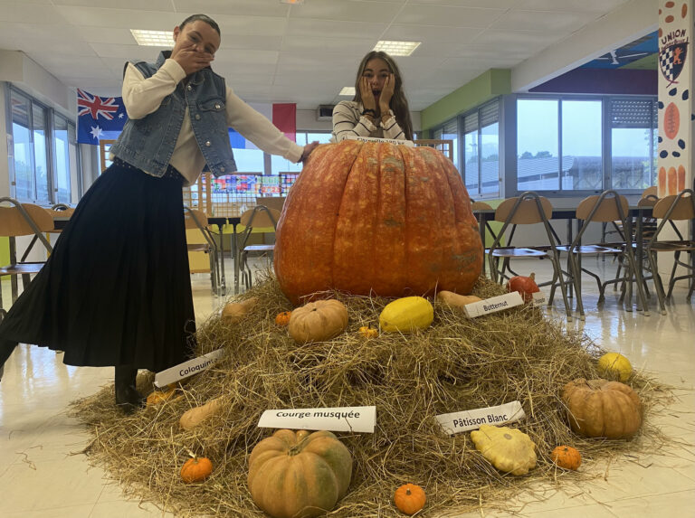 La semaine du goût inaugurée par une gigantesque citrouille !